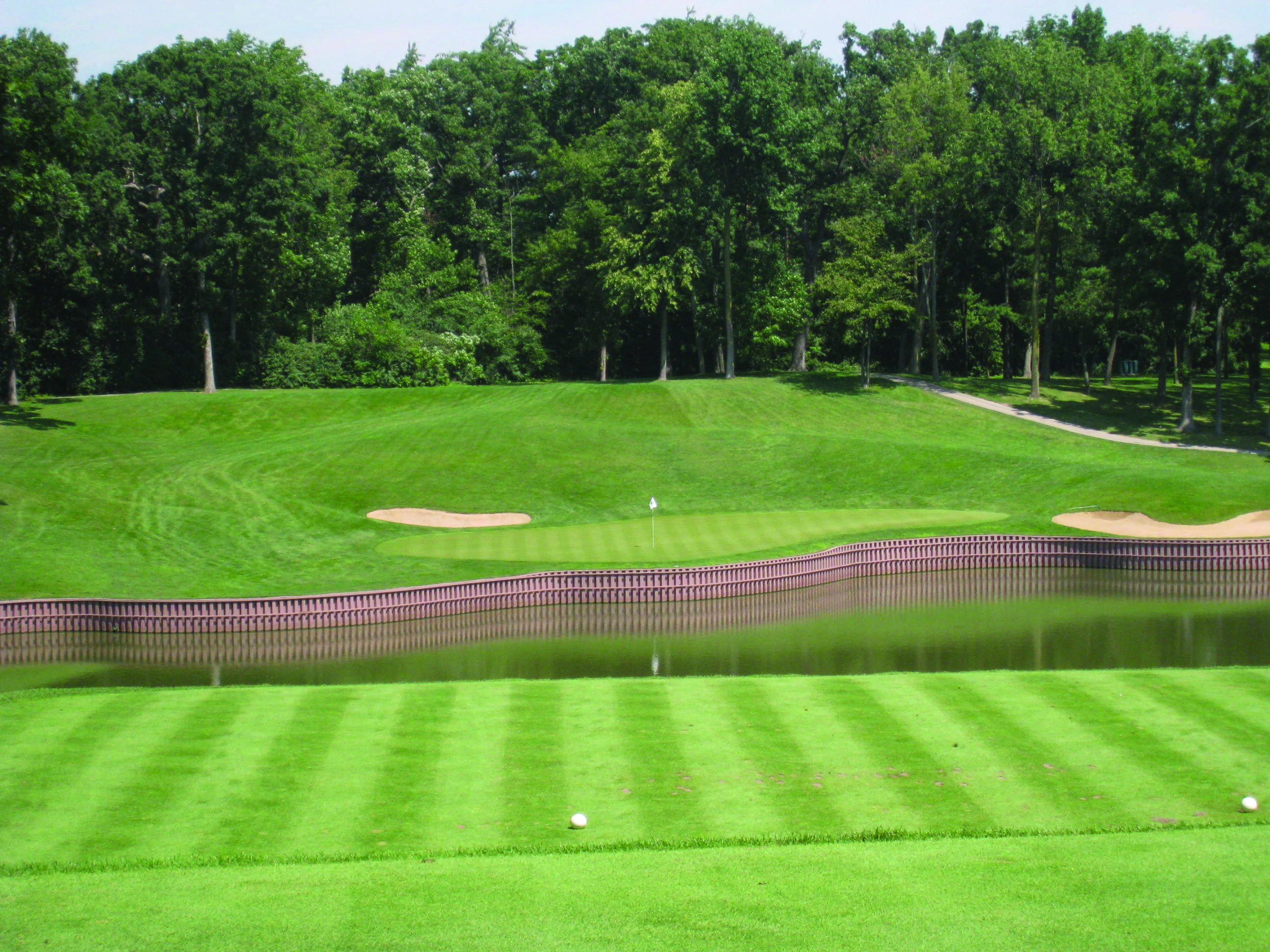 Medinah Country Club Hole 17, photograph by Dan Perry