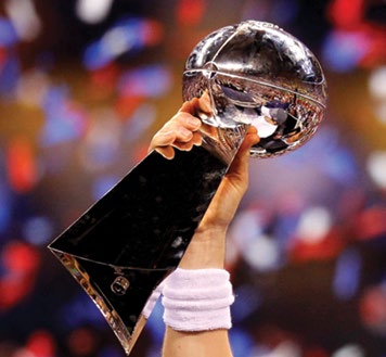 Lombardi Trophy photograph from the supplied Super Bowl PDF
