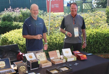 Cigar sampling at ISM hospitality, from the Memorial sales PDF