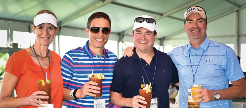 Guests enjoying ISM hospitality, from the Memorial sales PDF