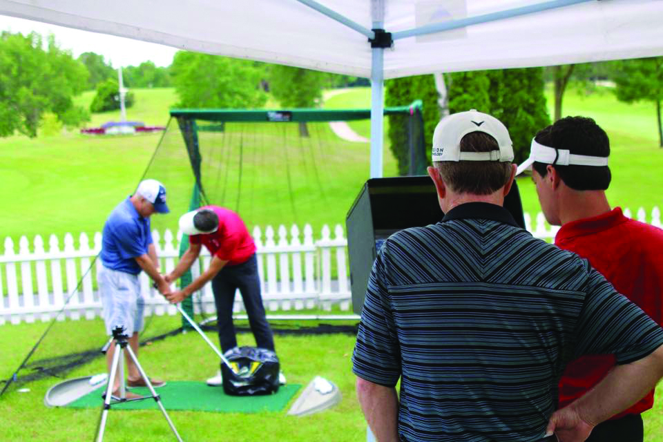 Professional golf swing instruction at ISM hospitality from Michael’s supplied imagery