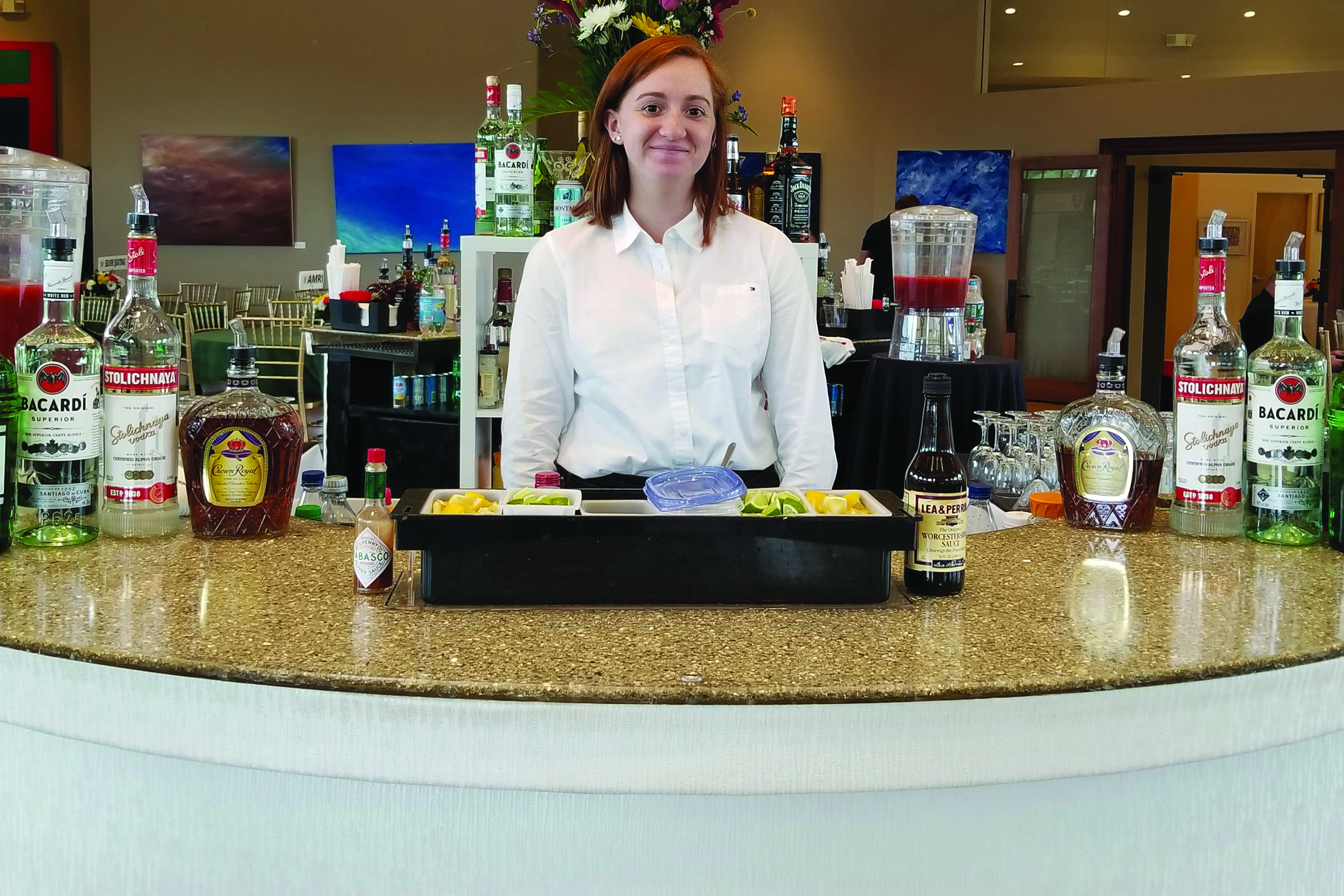 Premium open bar — ISM supplied original