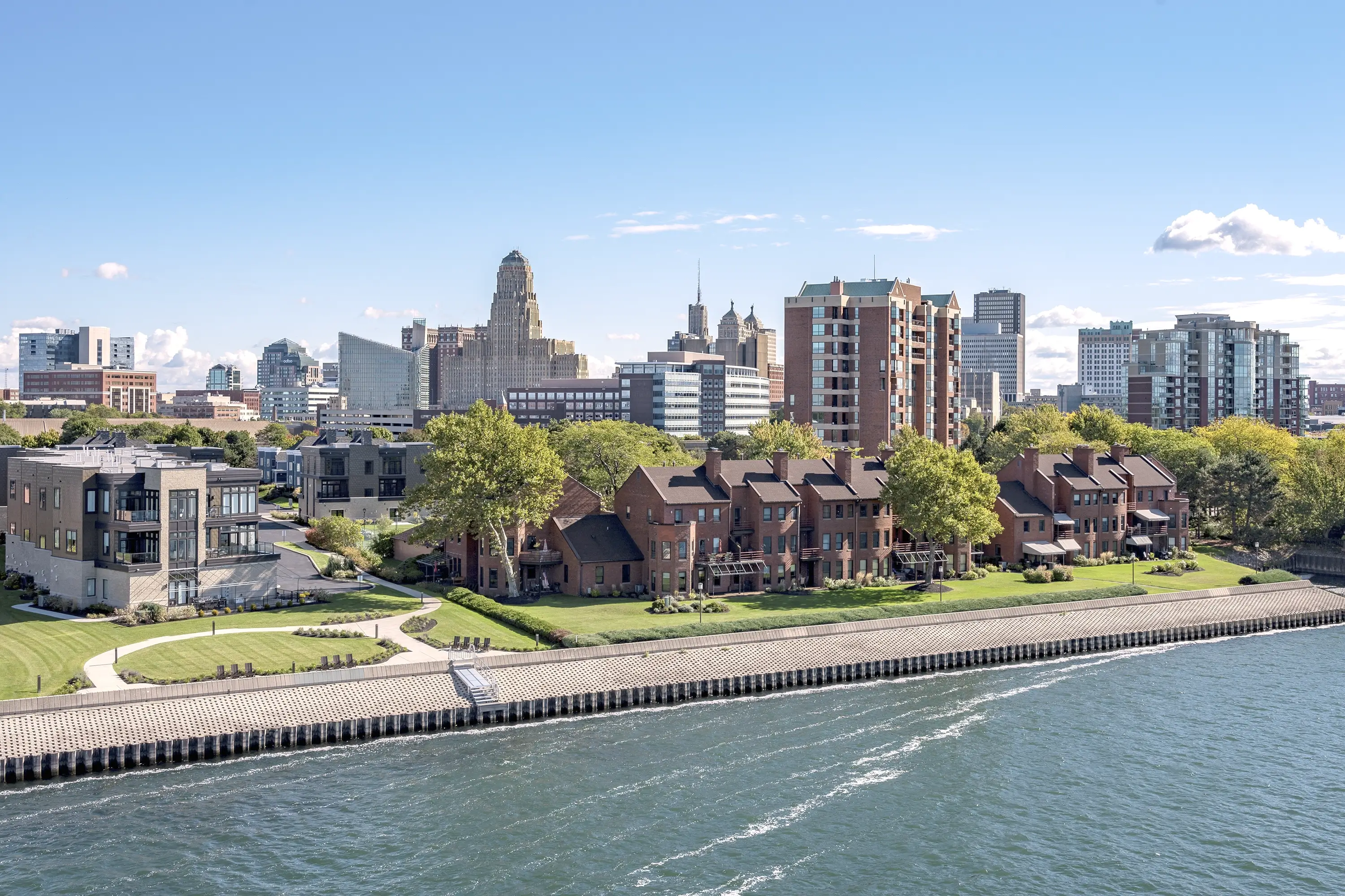 Buffalo skyline