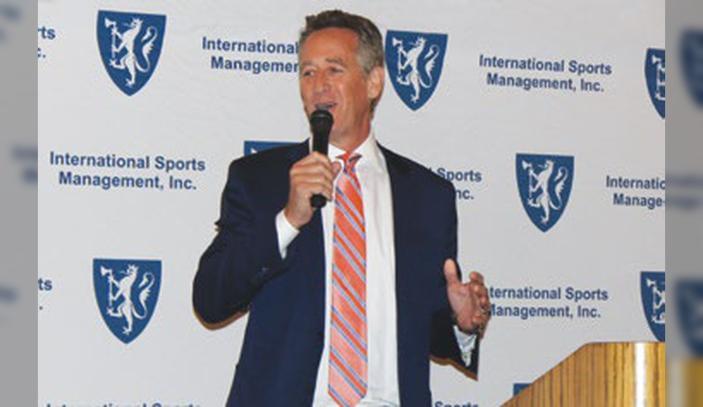 Former ISM guest speaker Rich Lerner speaking at an ISM event