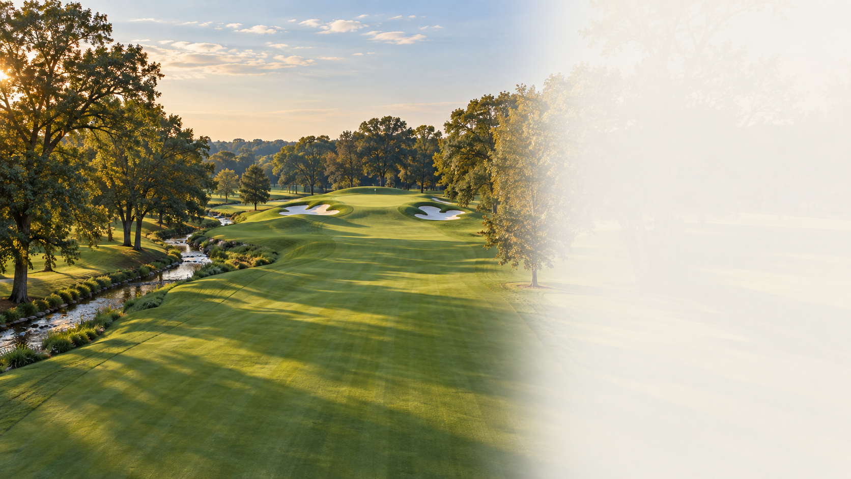 AI concept illustration of the Bellerive golf course