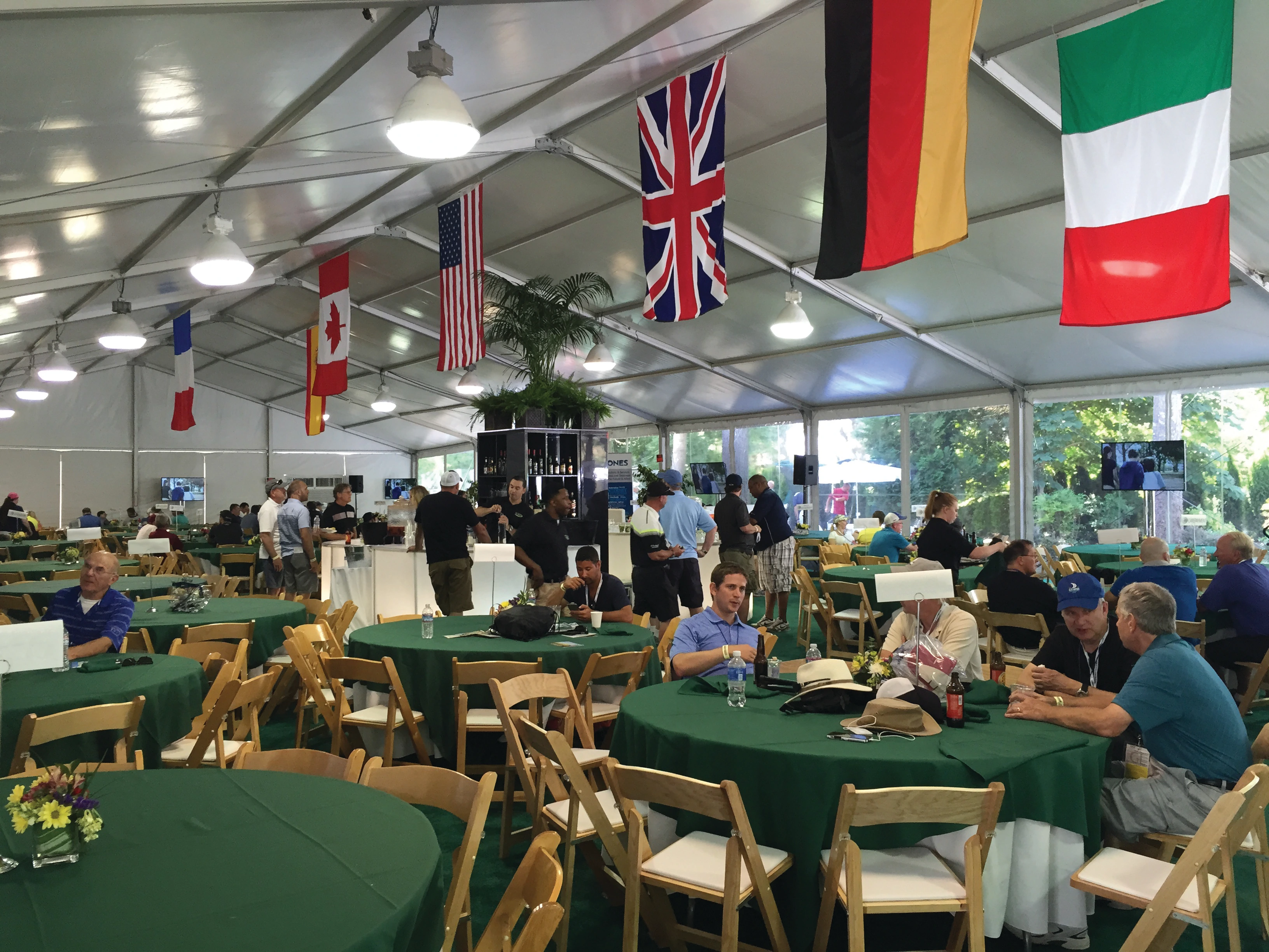 Previous ISM U.S. Open hospitality from the Winged Foot brochure