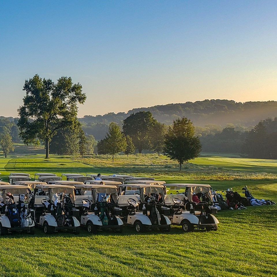 Carts ready for the ISM Inter-Company Tournament