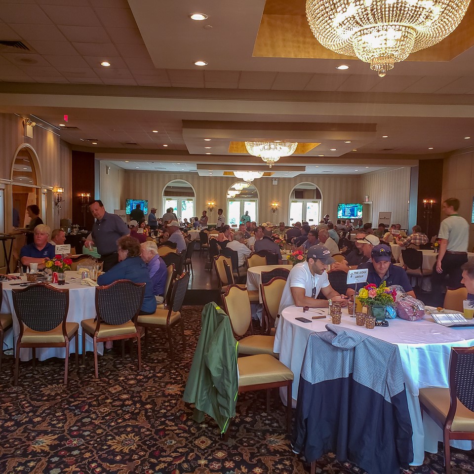 Guests staying dry at ISM's Hospitality